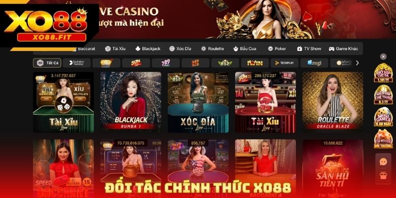 Đối tác chính thức Xo88