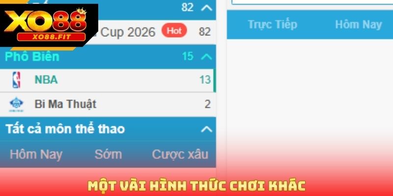 Một vài hình thức chơi khác